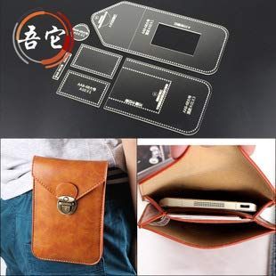 ウエストバック JD バック アクリル型紙 レザークラフト用品 (ウエストバック)