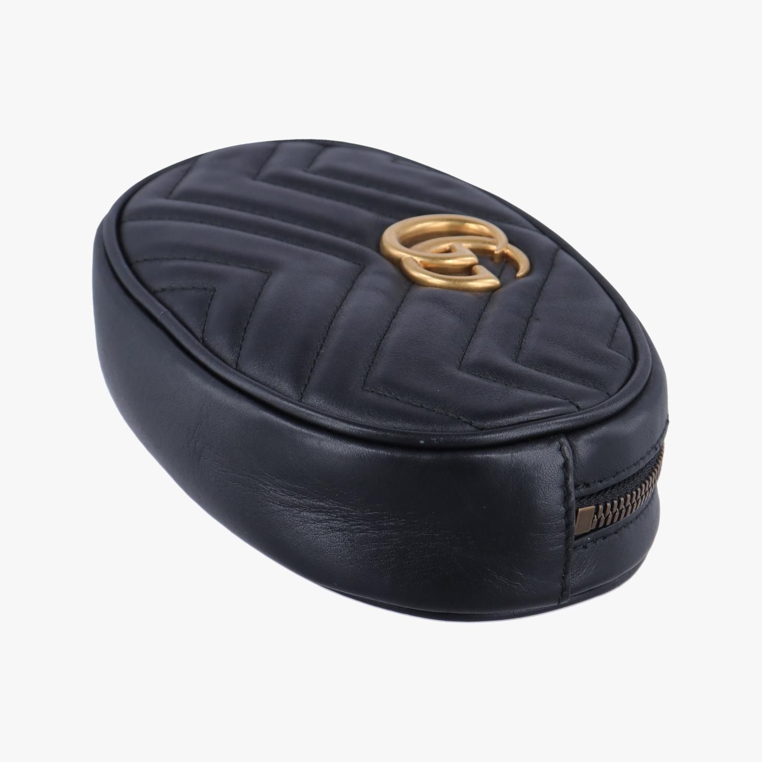 美品✨グッチ GGマーモント レザー ウエストポーチ ボディバッグ  