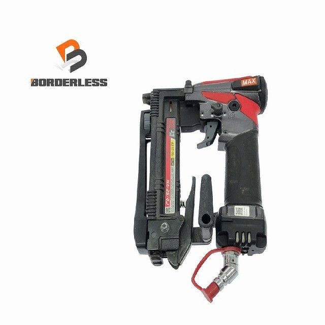比較的 MAX マックス 高圧 ステープル用エアネイラ HA-25 4J 肩巾4mm 長さ25mm エアタッカー エアータッカー エア工具116761