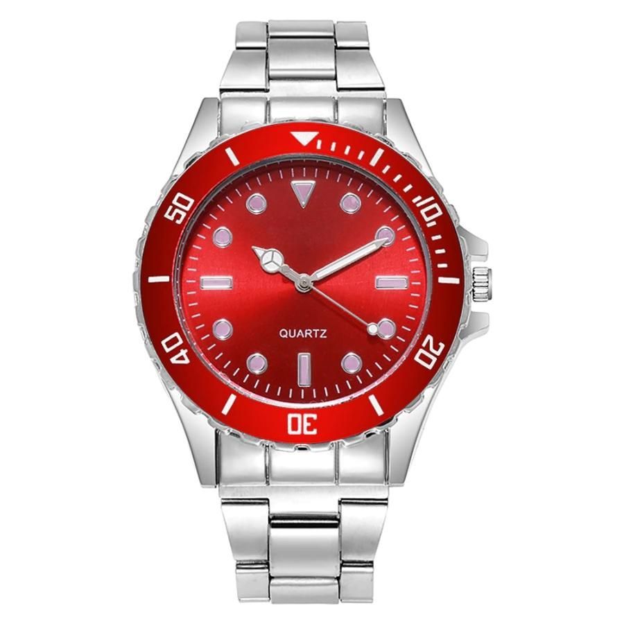 43cm即決3300円　新品　腕時計　スポーツ　ビジネス　赤と白のセット　203