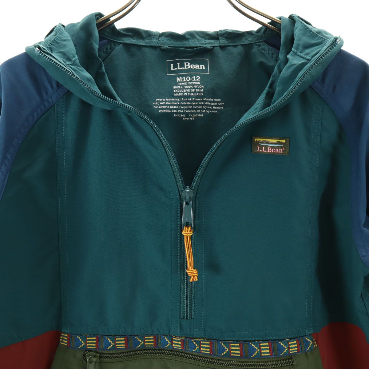 L.L.Bean エルエルビーン ハーフジップ ナイロンジャケット M10-12 