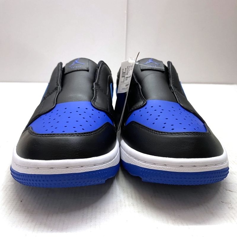 03w14055【タグ/箱付き美品】Nike Air Jordan 1 Mule Golf Black/White  