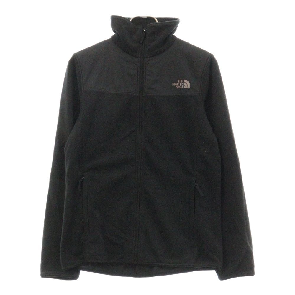 THE NORTH FACE (ザノースフェイス) マウンテンバーサマイクロ ロゴ刺繍ジップアップフリースジャケット ブラック NLW61804