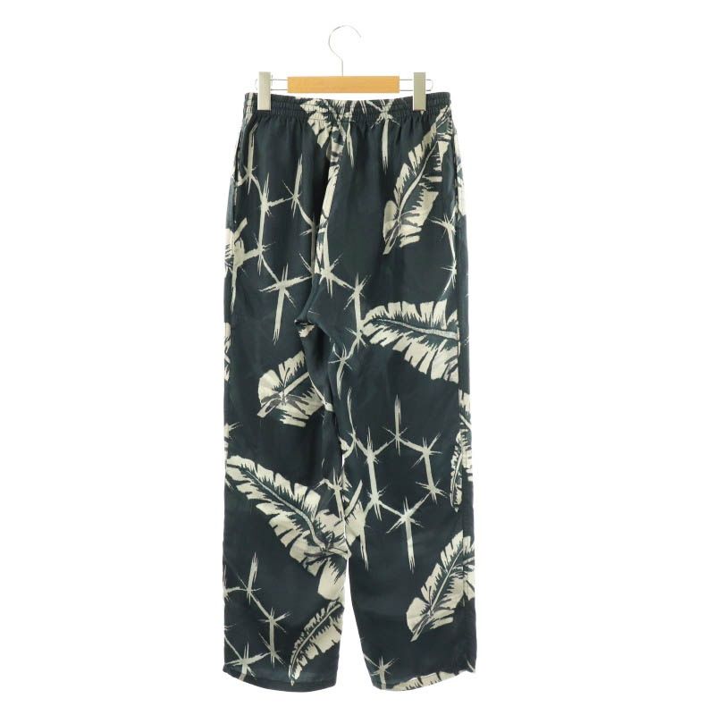 【BANANATIME】TROPICAL SUNSET テーパードパンツ シルク BANANATIME】TROPICAL SUNSET テーパードパンツ シルク