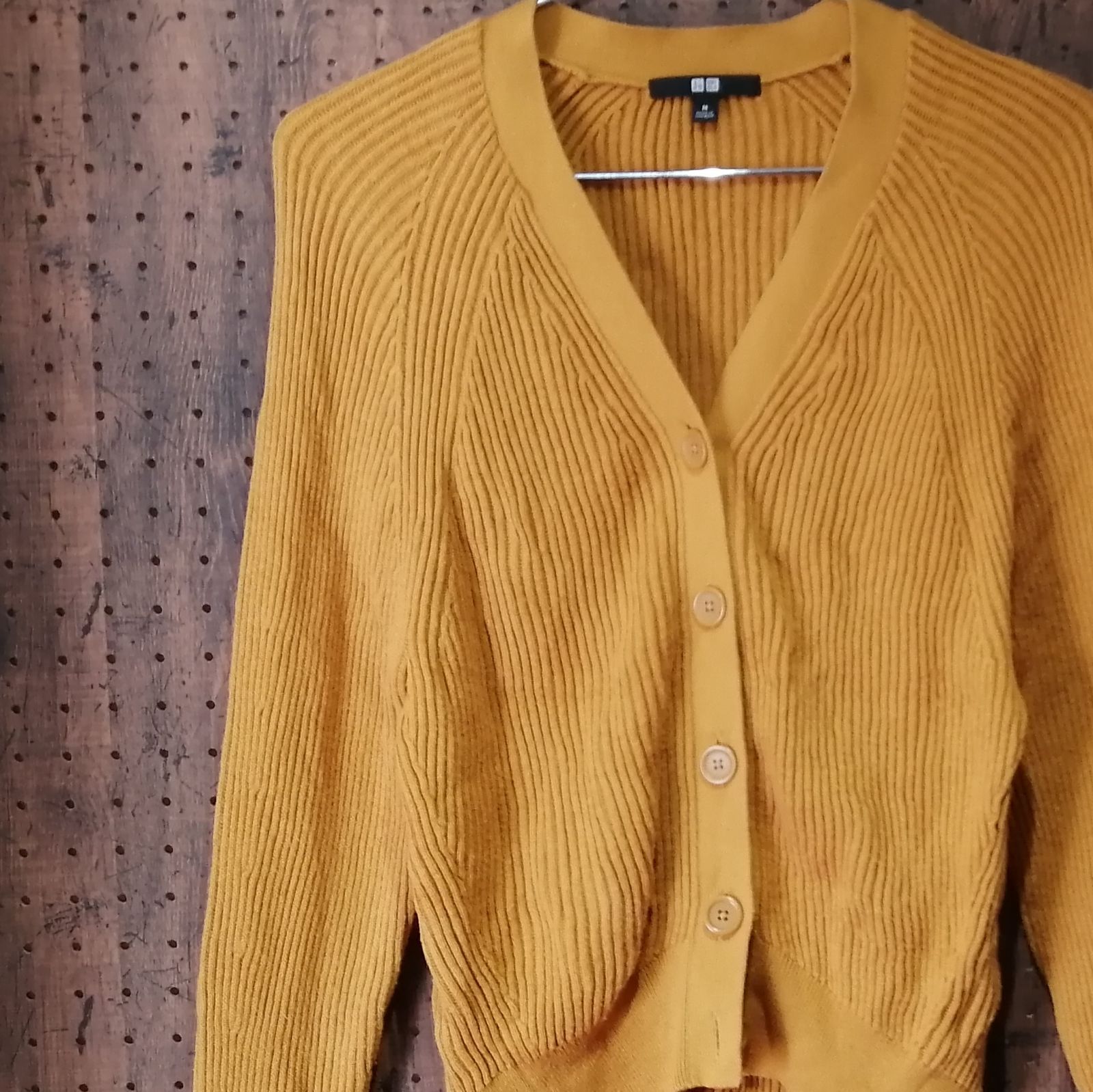 UNIQLO ユニクロ コットンカシミヤリブリラックスカーディガン