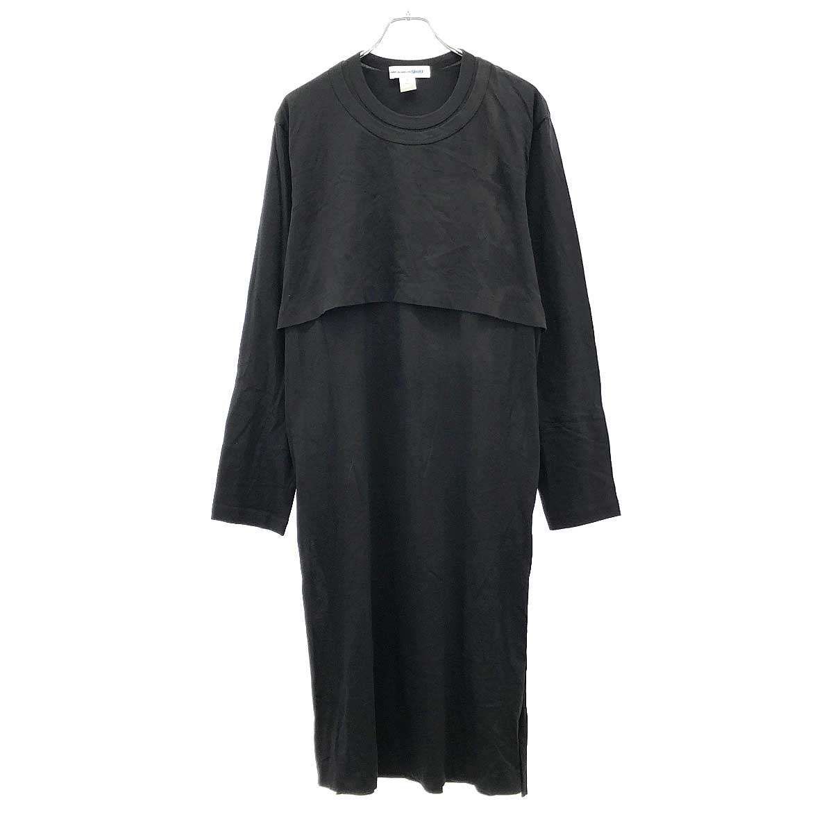 コムデギャルソンシャツ　レイヤード長袖カットソー Mサイズ COMME des GARCONS コムデギャルソン SHIRT × ヴェトモン