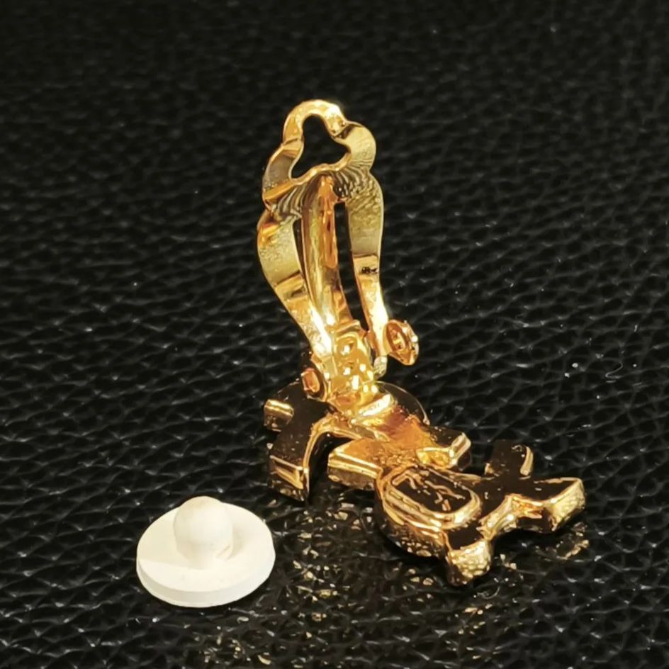 186005 Yves Saint Laurent イヴサンローラン イヤリング ゴールド