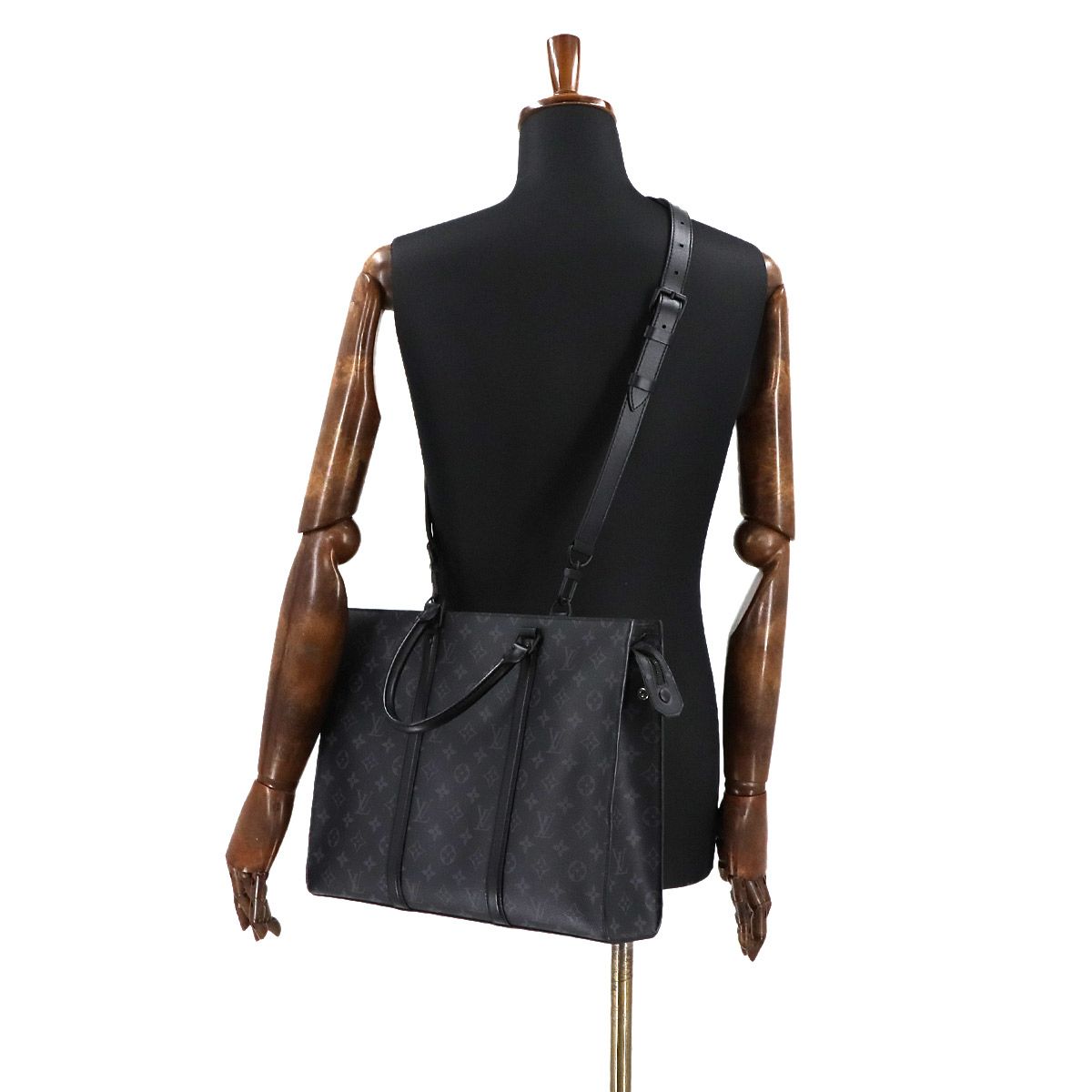 定価8.2万円☆HERGOPOCH ワキシングレザー 3wayブリーフケース 黒
