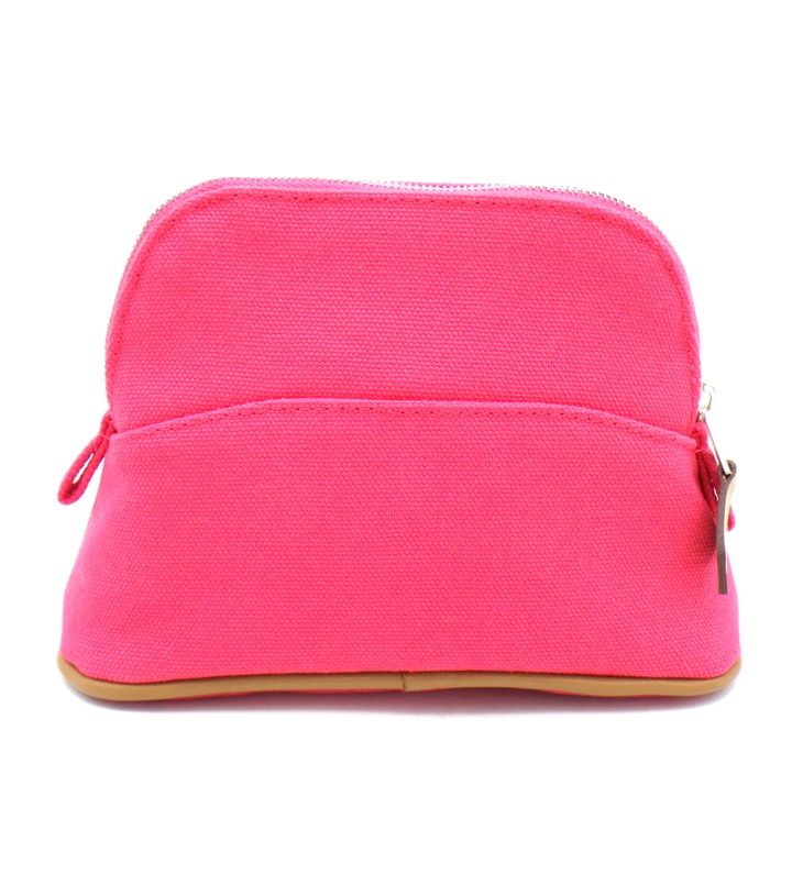 エルメス HERMES ボリード ポーチ ミニミニ シルバー金具 キャンバス n 9647