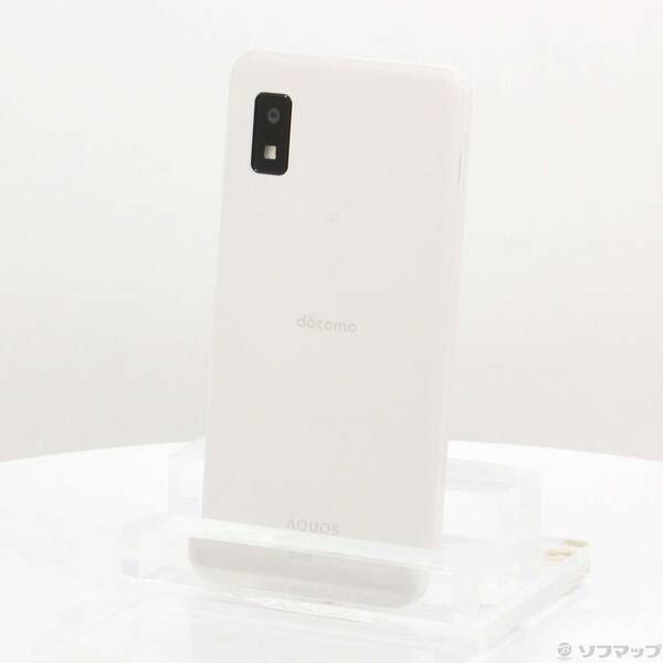 中古品〕 AQUOS wish3 64GB ホワイト SH-53D docomo SIMフリー【352