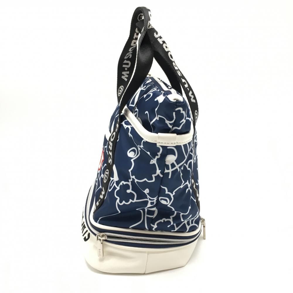 M-U キャディバッグ ネイビー/ホワイト 【公式通販】