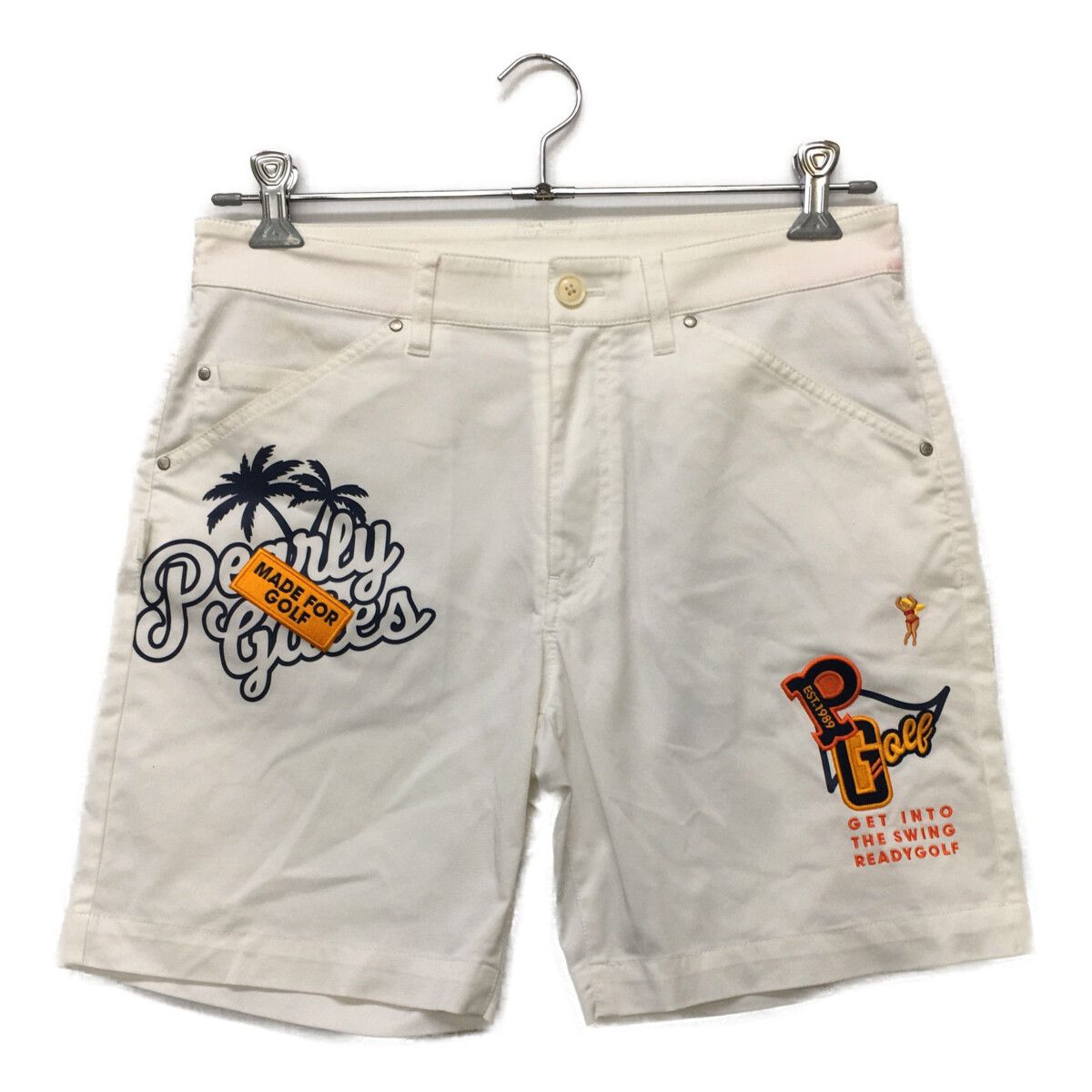 メンズ パーリーゲイツ PEARLY GATES ハーフパンツ 4(M) 白