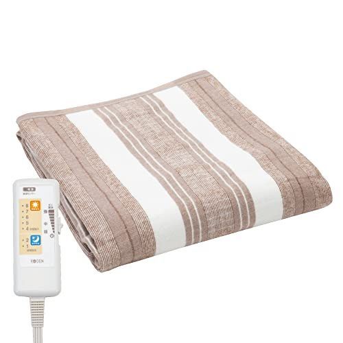 Size 4 約188×130cm 掛け敷き _Color 2 ブラウン 広電 KODEN 電気毛布 掛け 敷き 188×130cm ブラウン 洗える 抗菌防臭 おやすみおはようタイマー 室温センサー 12hOFF スライド温度調節 ダニ退治 CWK553B