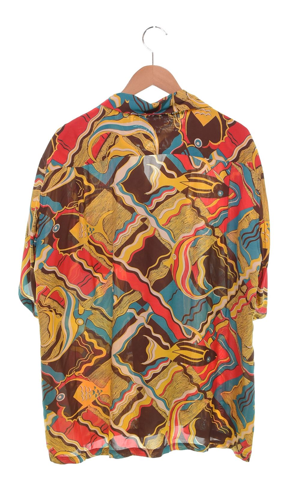 サンサーフ SUN SURF KIHI KIHI CORAL FISH レーヨンシャツ オープンカラー 開襟 SS32701 半袖シャツ マルチカラー LLサイズ 103MT-3063