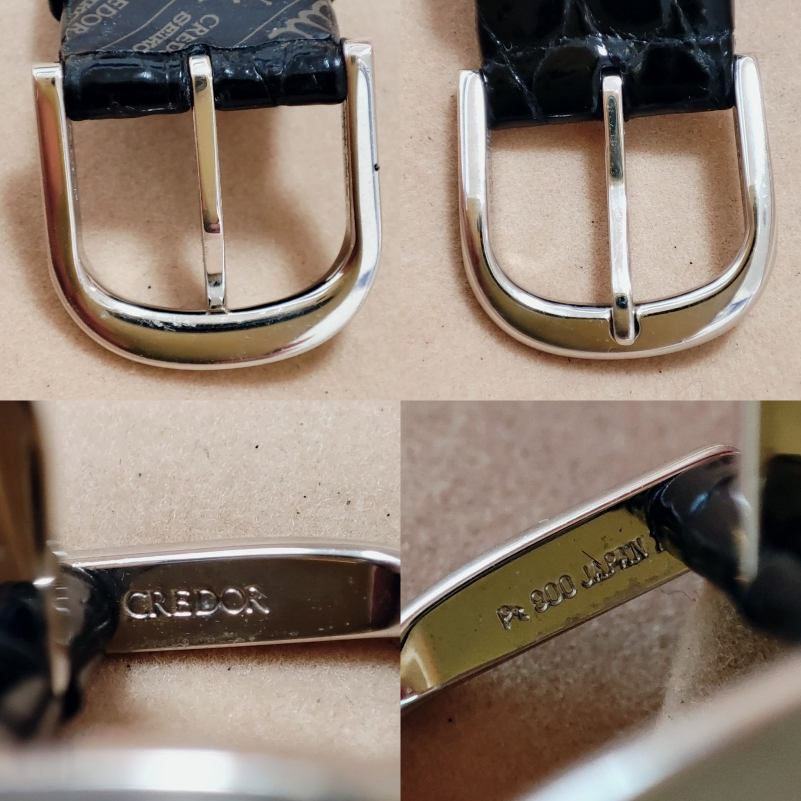 SEIKO セイコー クレドール メンズ 2F70-0541 Pt900 電池交換済
