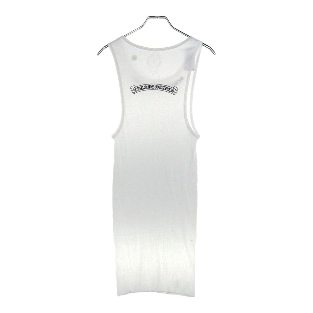 CHROME HEARTS クロムハーツ Neck Logo Back Scroll Tank Top Size クロムハーツ ネックロゴ バックスクロール タンクトップ
