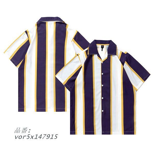 柄シャツ ストライプ柄 ストライプ 縞柄 しましま ユニフォーム
