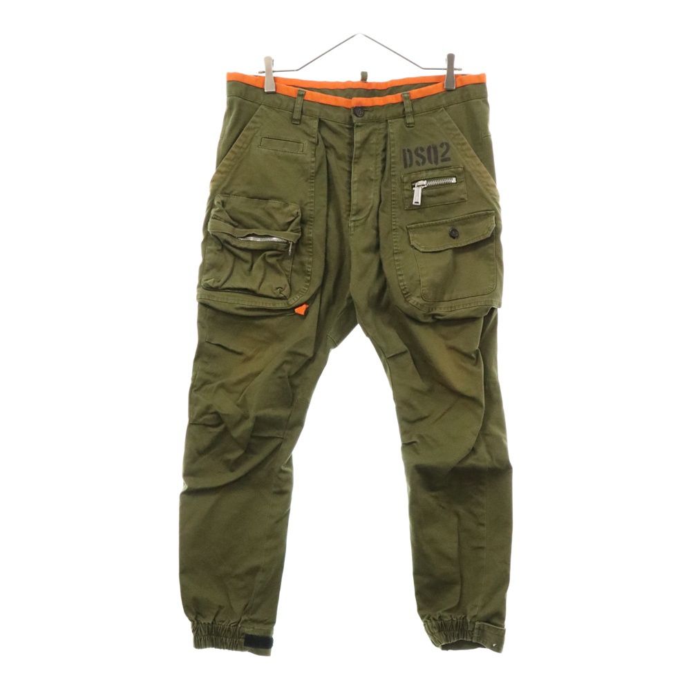DSQUARED2 (ディースクエアード) SEXY CARGO PANTS セクシー カーゴパンツ カーキ S74KB0675 S39021
