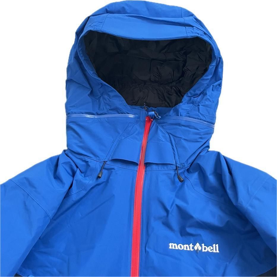  mont bell モンベル ドロワットパーカ マウンテンパーカー XL ブルー GORE TEX ゴアテックス 登山トレッキング 収納袋 ジャケット アウター