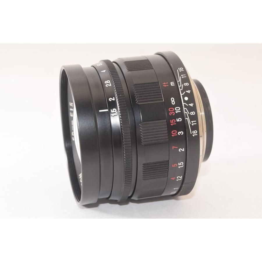 Voigtlander フォクトレンダー NOKTON 50 mm F 1 5 ブラック L 39 Leicaマウント