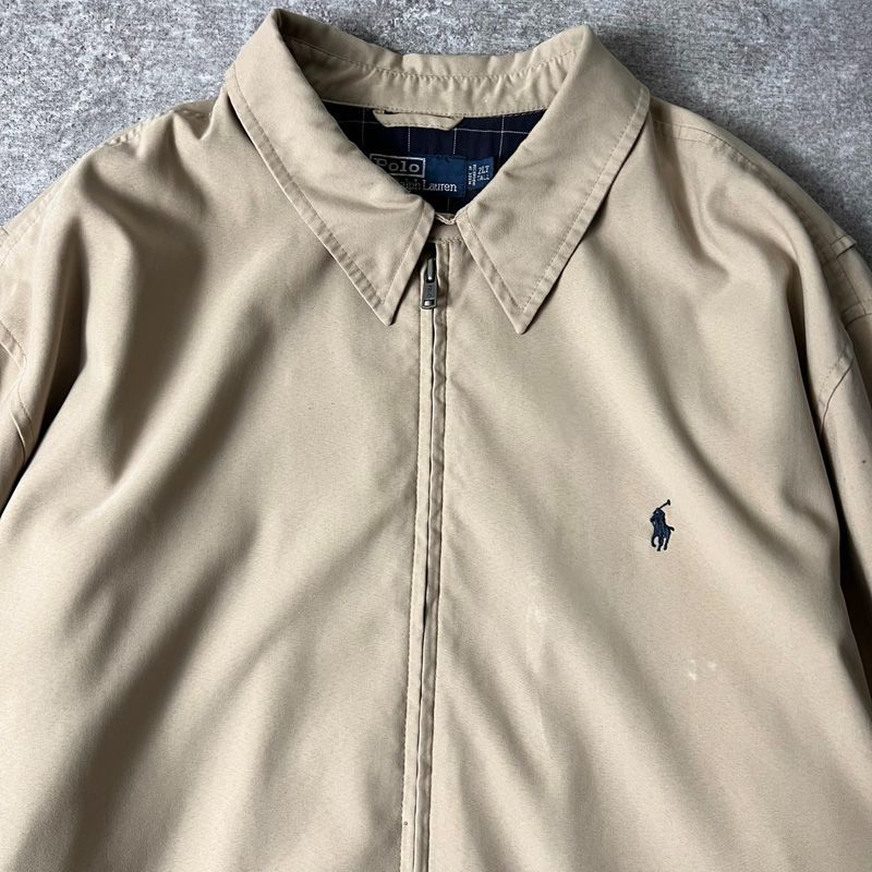 90s POLO RALPH LAUREN スムース 素材 スイングトップ 90s POLO RALPH LAUREN スムース 素材 スイングトップ