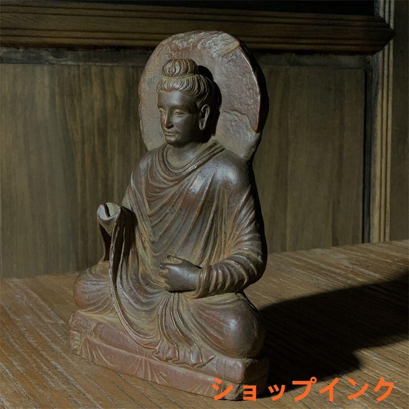 ガンダ-ラ禅定坐像 鎮宅 辟邪 開運 風水招財 置物 工芸品 ガンダーラ禅定坐像 鎮宅 辟邪 開運 風水 招財 置物 工芸品