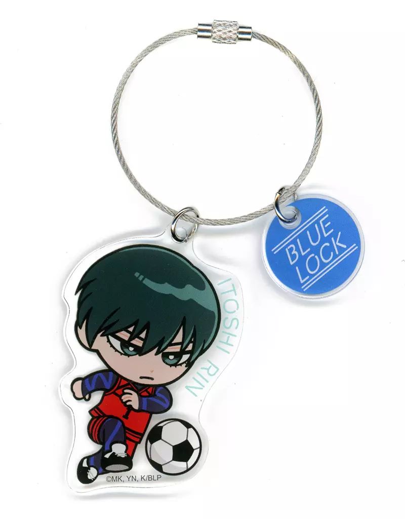 中古】キーホルダー 糸師凛 「ブルーロック トレーディングワイヤー