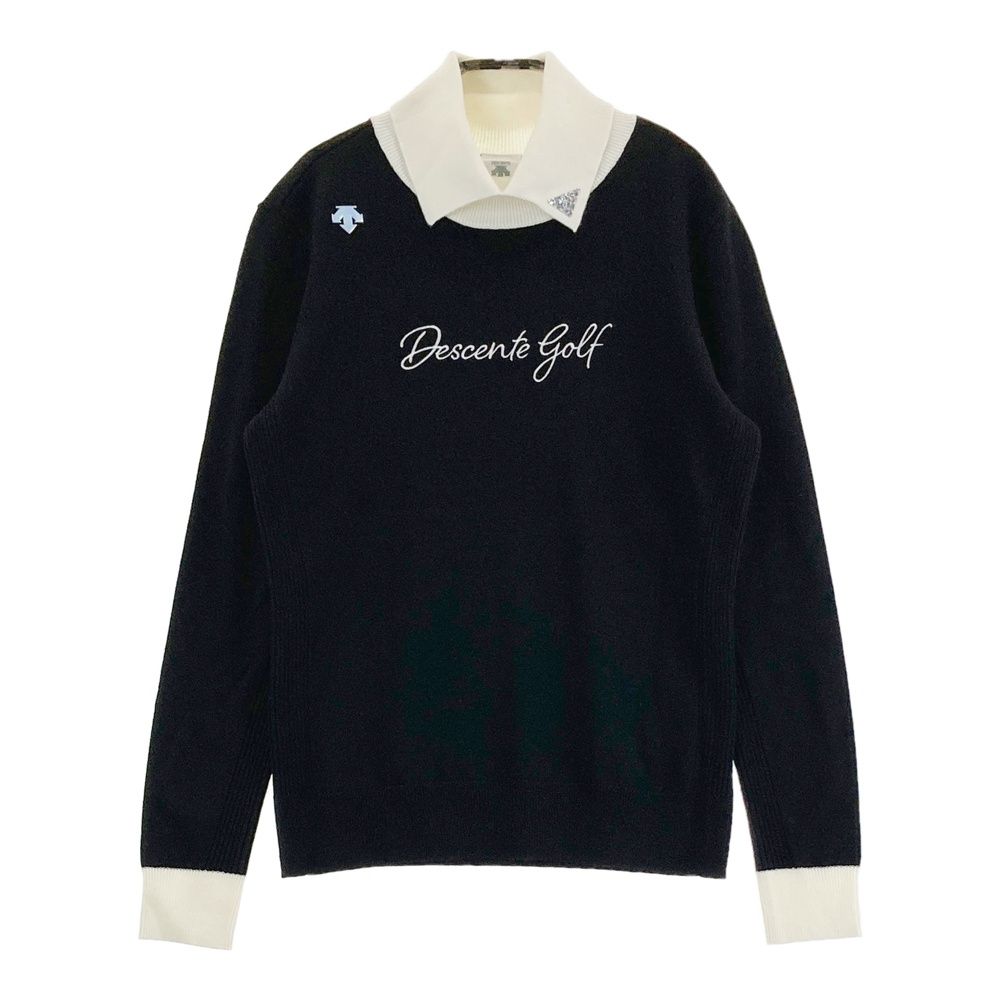 サイズ：M DESCENTE GOLF デサントゴルフ タートルネック ニットシャツ