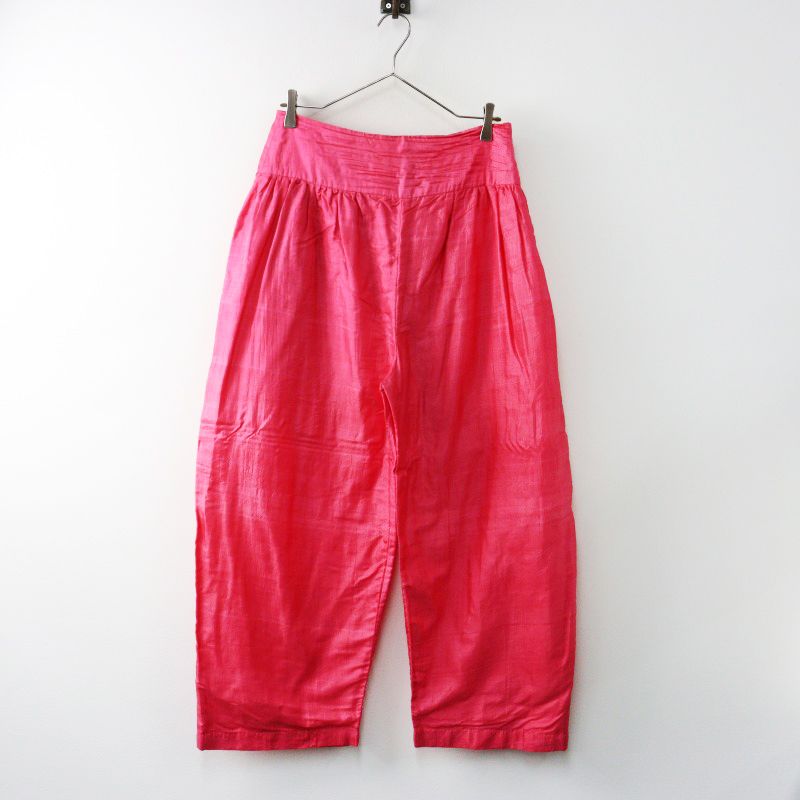 BUNON (ブノン)カディシルク ワイドベルトパンツ ピンク 2025SS ブノン BUNON Khadi Silk Wide Belt Pants カディシルク