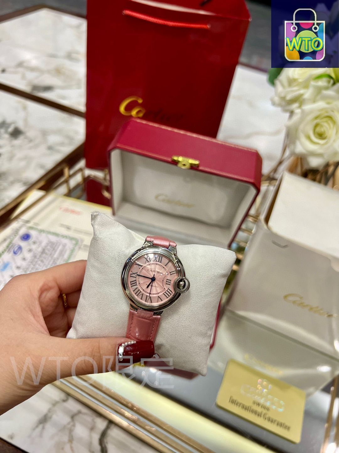 カルティエ ピンクバルーン