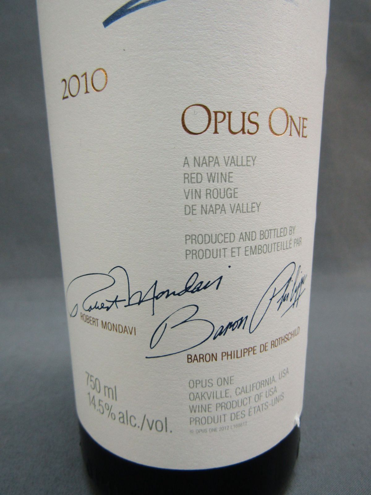 オーパス ワン 2010年 赤ワイン カリフォルニアワイン-1
