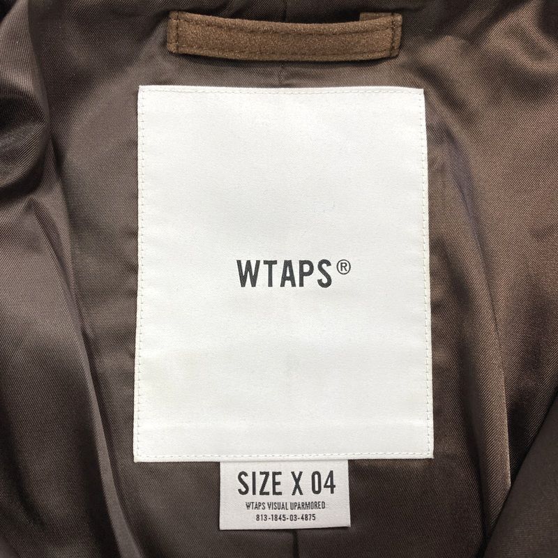 WTAPSブラウンレザージャケット サイズX 04 WTAPS ブラウンレザージャケット - メルカリ