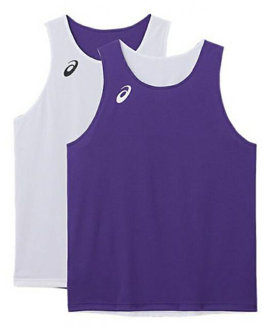 asics アシックス REVERSIBLETOP パープル 160 2063A204 500 | スポーツ スポーツウェア バスケットボール リバーシブルシャツ ゲームシャツ 袖なし ノースリーブ 吸汗速乾 ユニセックス キッズ スポー