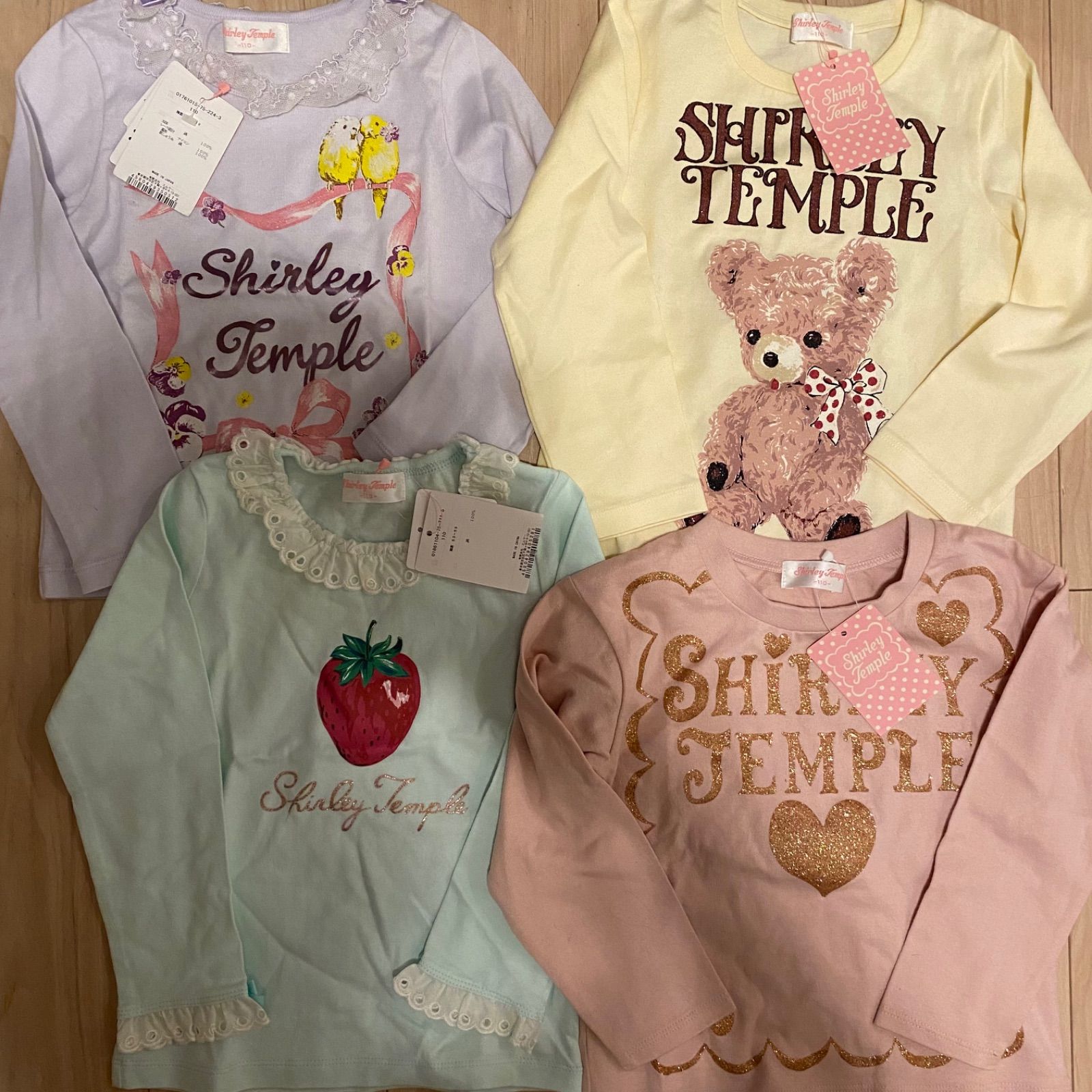 ライトニングボルト 未使用タグ付き！Shirley Temple Tシャツ ロゴ