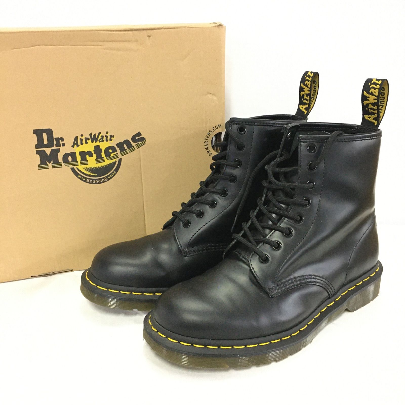 美品】Dr.Martens ドクターマーチン 1460 8ホールブーツ ブラック UK8