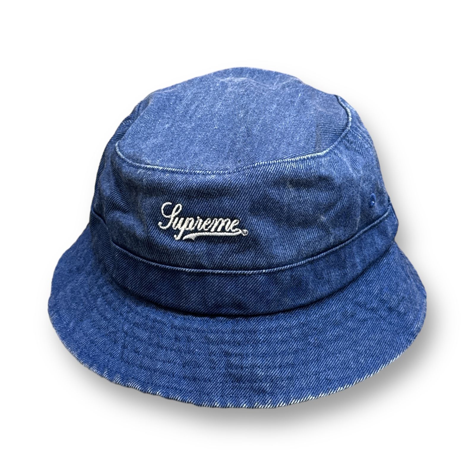 Supreme 24SS Coated Denim Crusher コーテッドデニムクラッシャー バケットハット バケハ 帽子 シュプリーム  インディゴ M/L 73989A5 - メルカリ