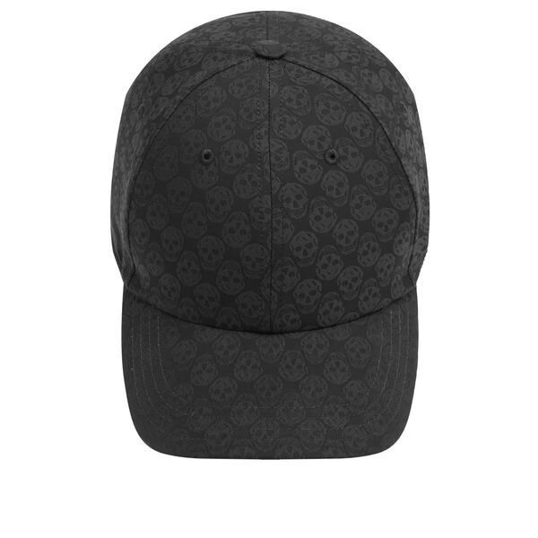 Alexander McQueen キャップ 黒 Alexander McQueen アレキサンダー・マックイーン ロゴ キャップ