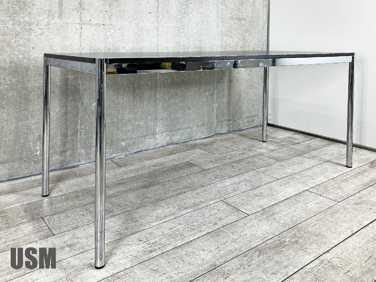USM Haller | USM ハラー ハラーテーブル W1750 ブラック ハイテーブル