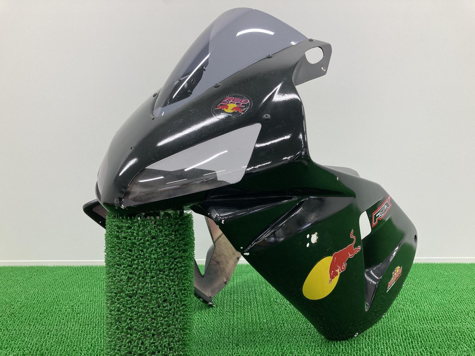 CBR250RR MC22 社外のアッパーカウル 才谷屋製CBR250RR アッパーカウル 黒 社外 中古 バイク 部品 MC22 1990