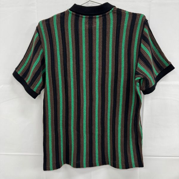 Supreme/シュプリーム【22SS】Open Knit Stripe Zip Polo