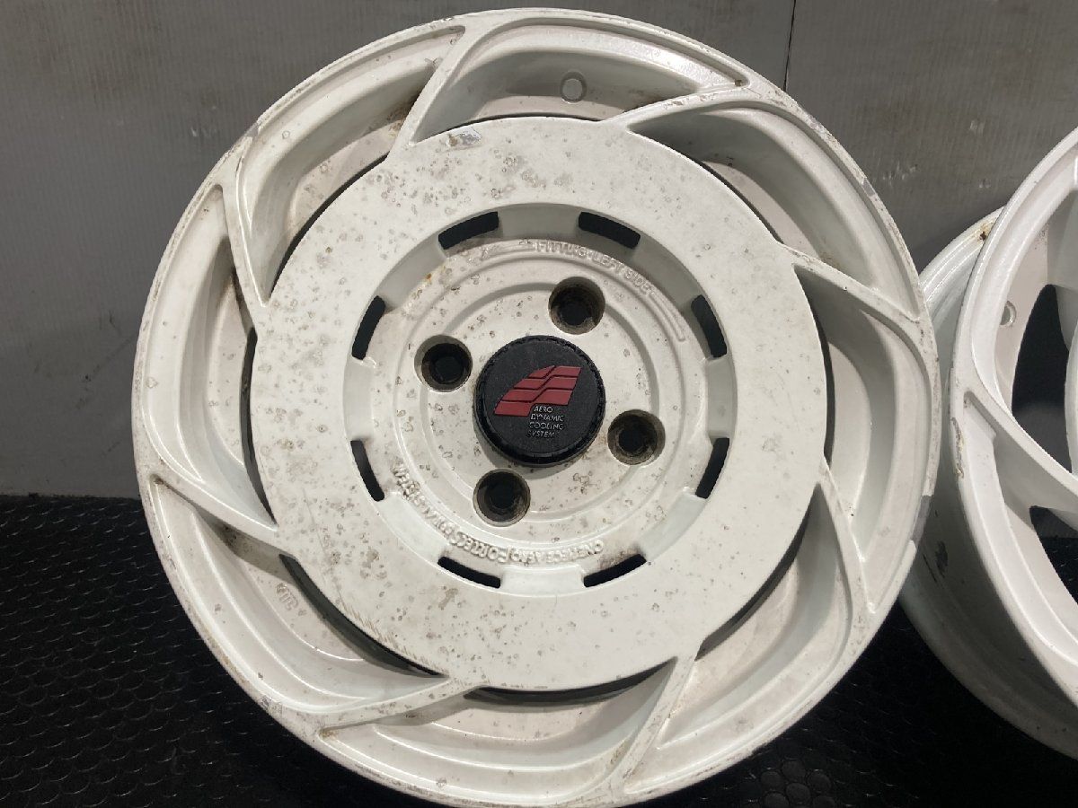 FORTECS フォルテクス 社外ホイール 15インチ 4本 6.5J4HPCD114.3 25 左右非対称 長期 センターキャップ付 MHB568