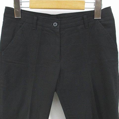 インコテックス INCOTEX クロップドパンツ ジップフライ 38 黒系