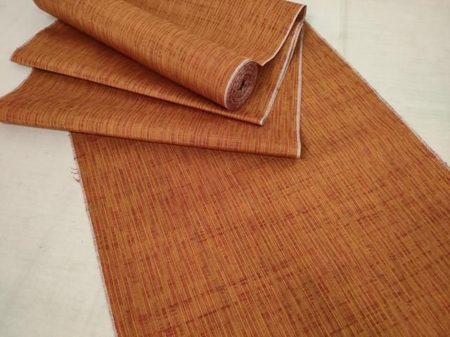 反物 本場大島紬 大島紬 着尺 証紙付き 正絹 藍色 流水文様 草花文様