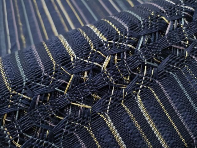 平和屋着物○八寸名古屋帯 もじり織 吉祥文 正絹 逸品 CAAR7915hy