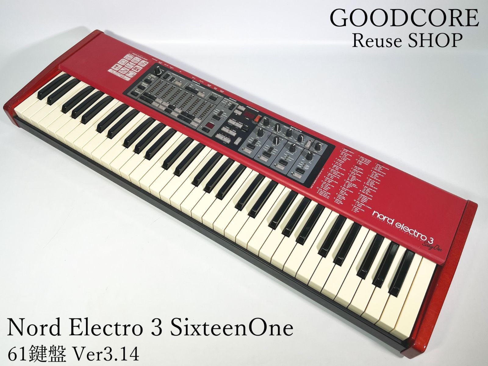 【美品】Nord Electro3 61鍵盤 CLAVIA nord electro 3 / 61｜平野楽器 ロッキン オンラインストア