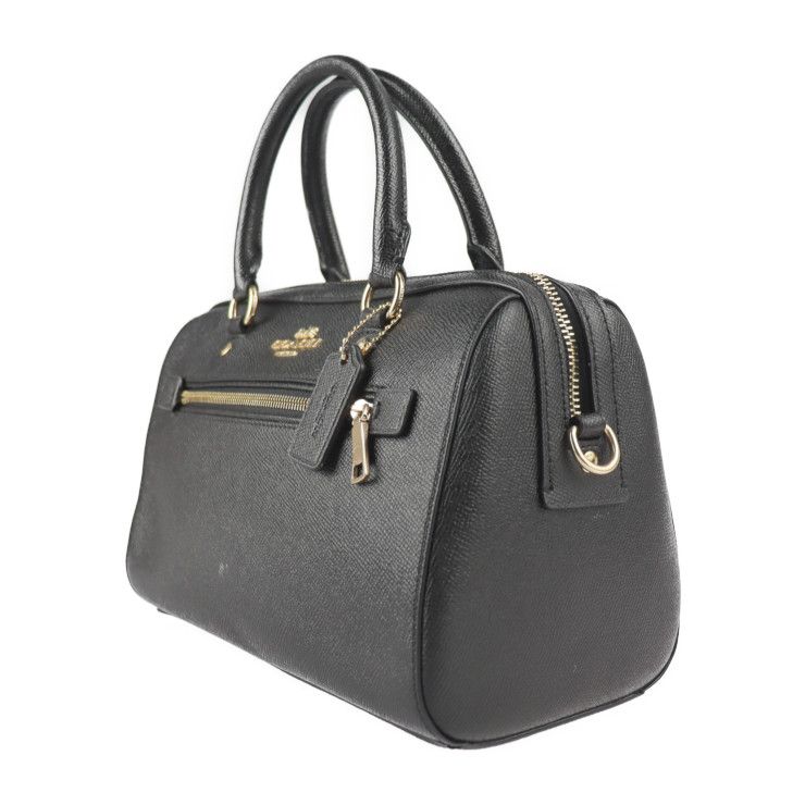COACH コーチ ハンドバッグ C8287 レザー ブラック ゴールド金具