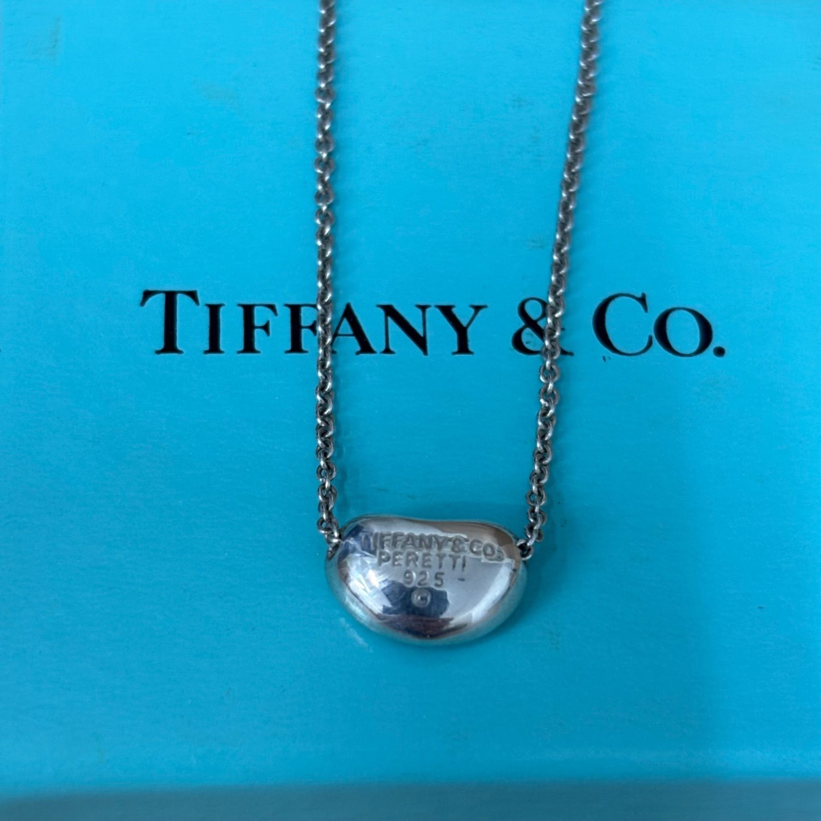 ▪️ TIFFANY&Co. ティファニー ビーン ネックレス シルバー925