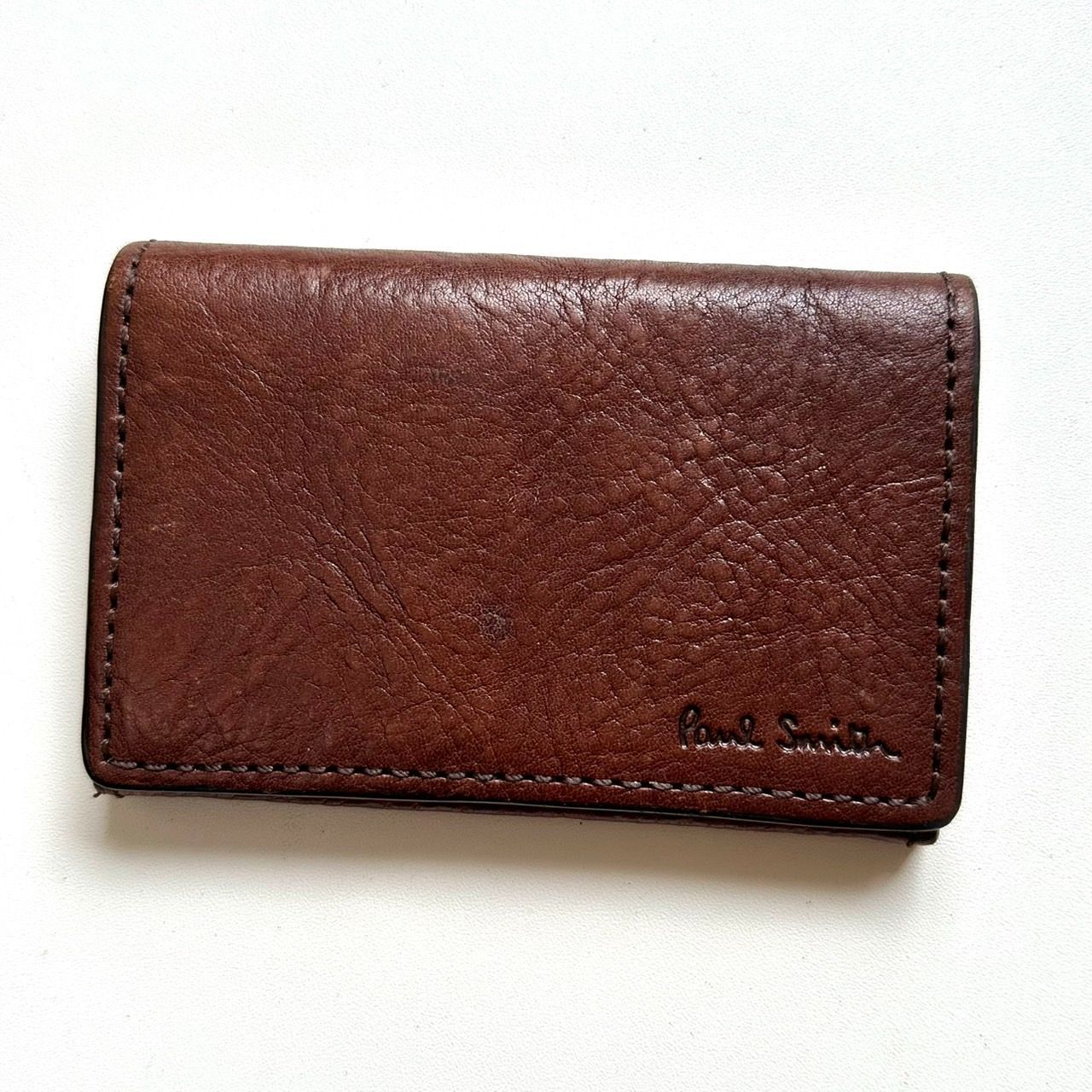 ポールスミス Paul Smith 名刺入れ ダークブラウン