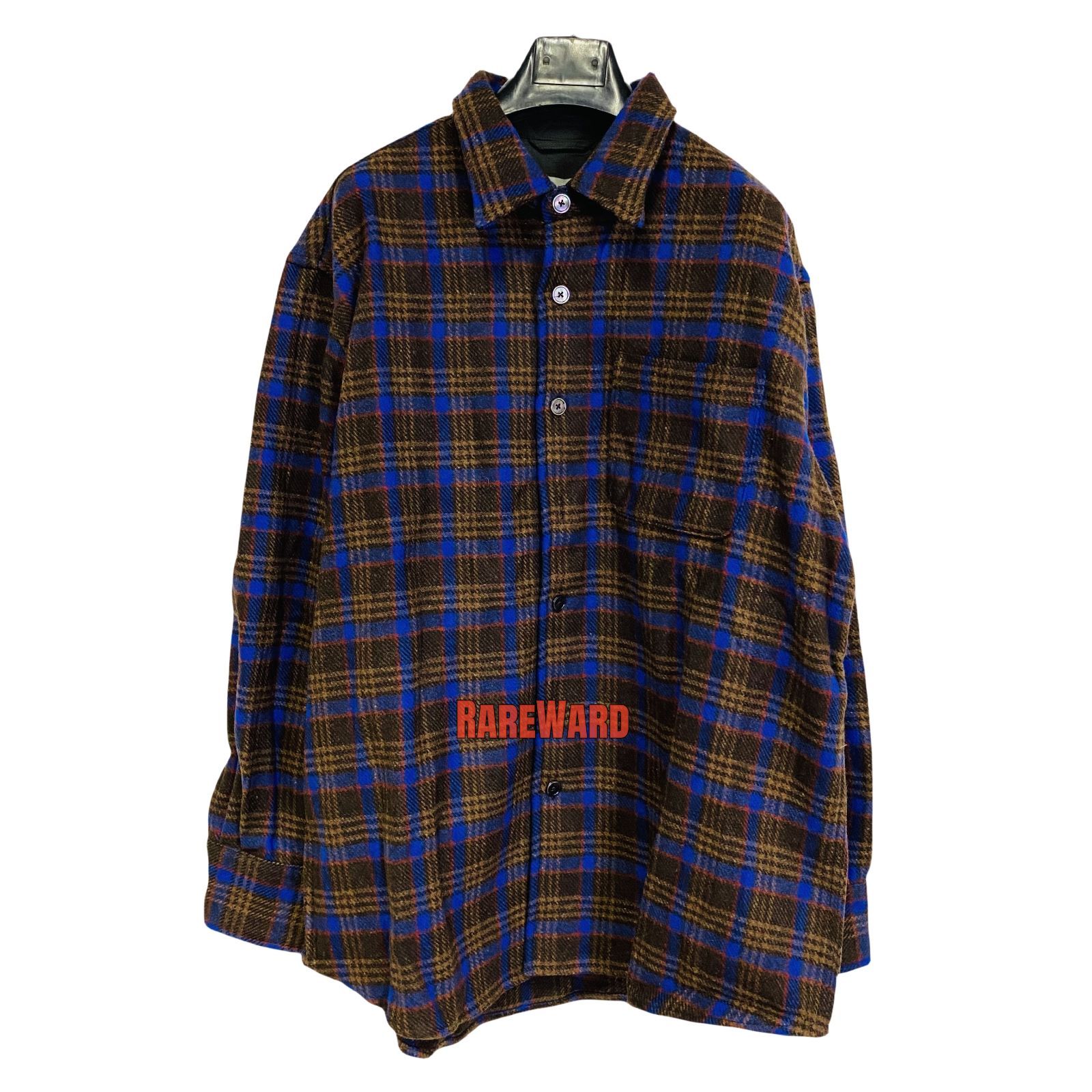 OUR LEGACY アワーレガシー ABOVE SHIRT Brown Pankow Check チェックブークレシャツ サイズ48
