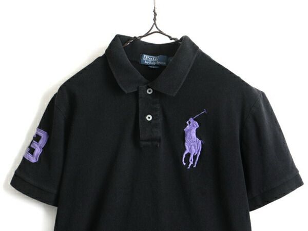 ビッグポニー 希少サイズ S 人気 黒 ■ POLO ポロ ラルフローレン 鹿の